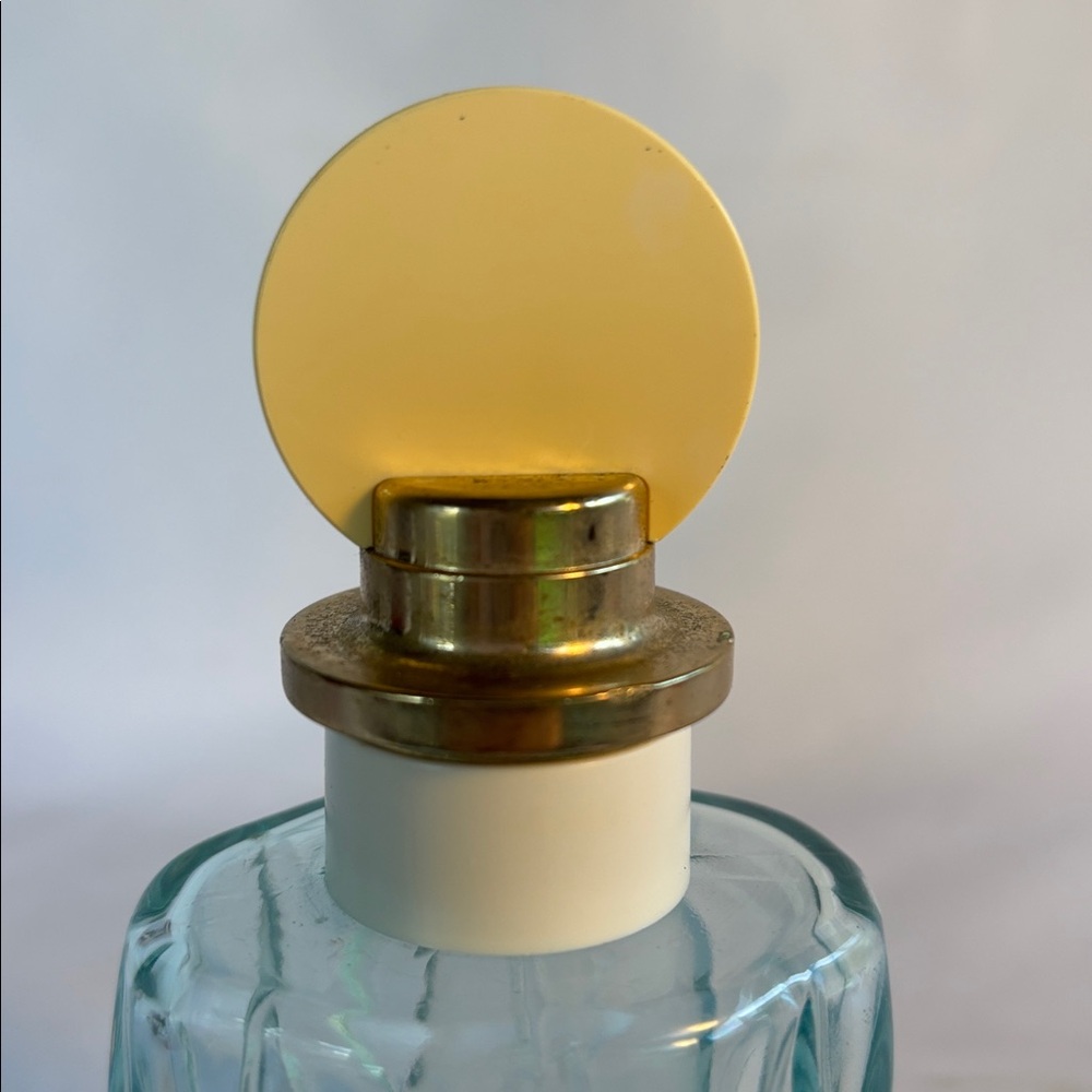 EMPTY BOTTLE MIU MIU AQUA GLASS EAU DE PARFUM COLORS AQUA IVORY & GOLD - 3.4 FL - Picture 7 of 9